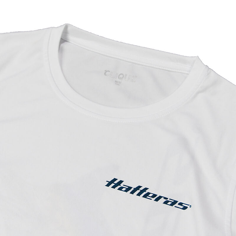 Women's Marlin LS Performance Tee - White - CLEARANCE