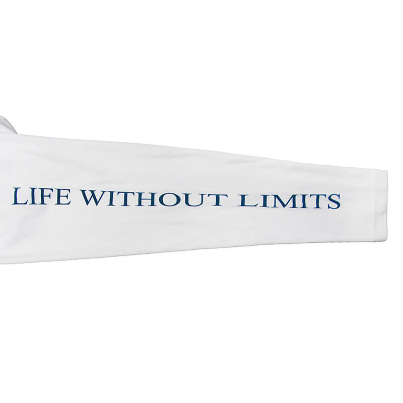 Women's Marlin LS Performance Tee - White - CLEARANCE
