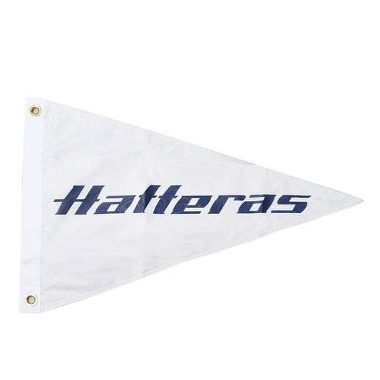 16 x 24 Pennant Flag - White