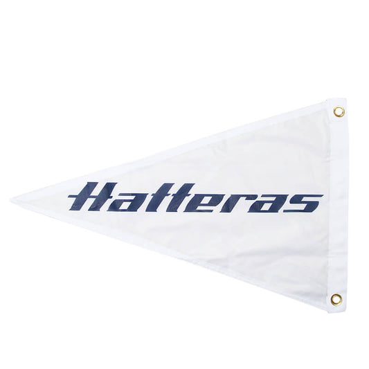 16 x 24 Pennant Flag - White